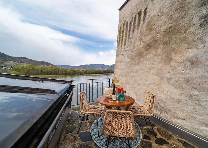 Smile Mit Donaublick Dürnstein